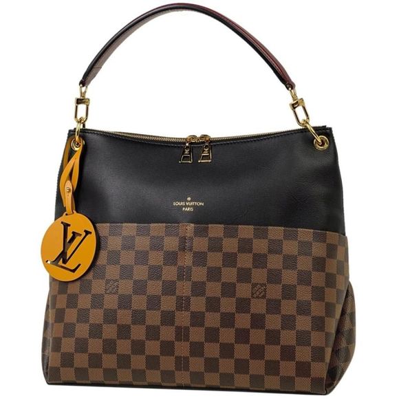 Louis Vuitton Maida Hobo Shoulder Bag Damier Brown Noir - Picture 1 of 10